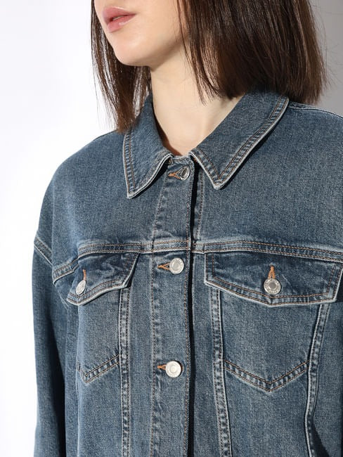 Dark Blue Denim Jacket