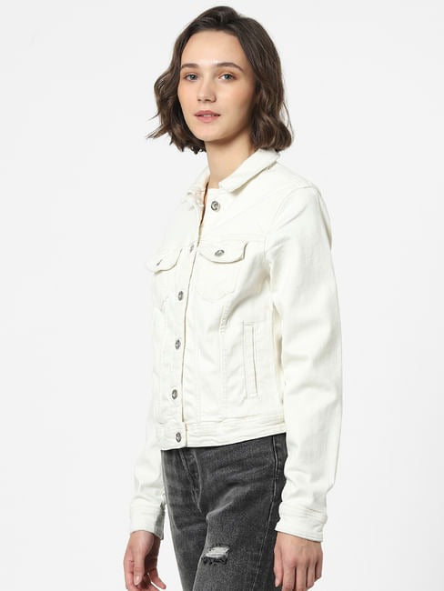 White Denim Jackets