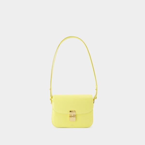 Grace Small Crossbody Leather - Lemon Yellow