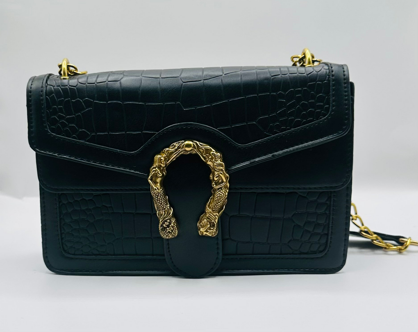 Black Square Hand Bag
