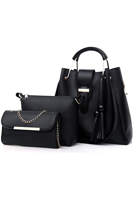 3Pcs PU Leather Ladies Hand Bags Set