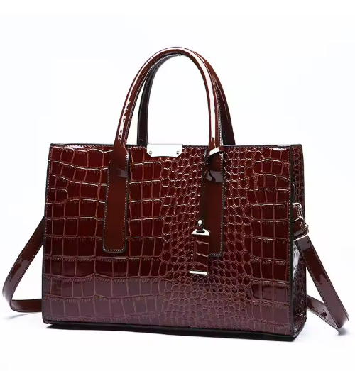 Crocodile Pattern HandBag