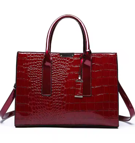 Crocodile Pattern HandBag