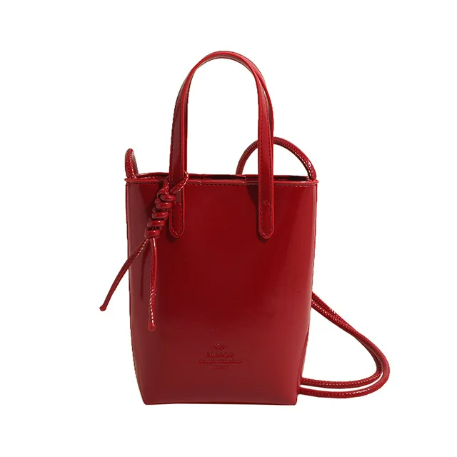 Mini PU Leather Crossbody Bag
