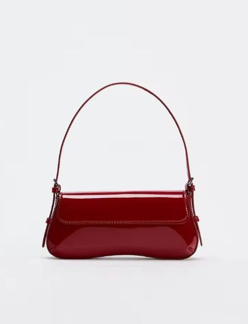 Red Saddle HandBag