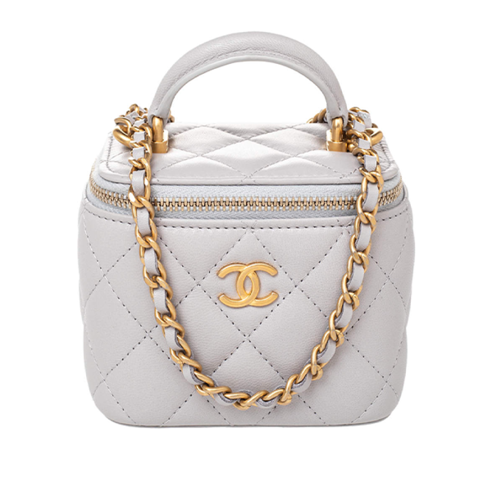 Vanity leather crossbody bag