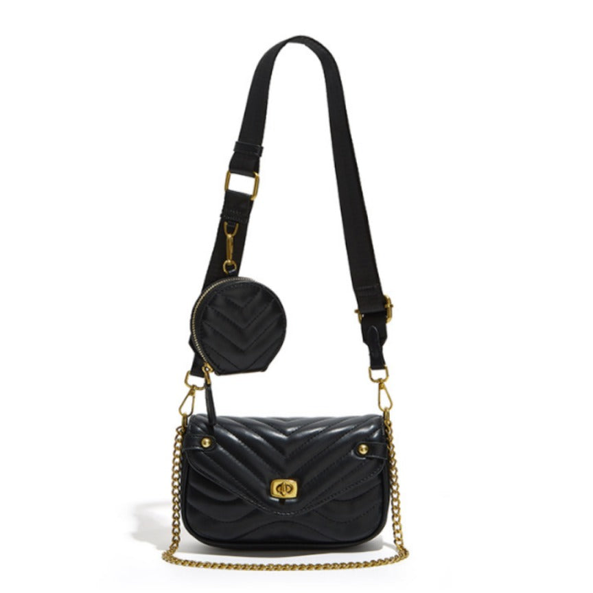 Black Women Sling Mini Hand Bag