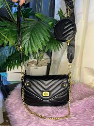 Black Women Sling Mini Hand Bag