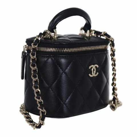 Vanity leather crossbody bag