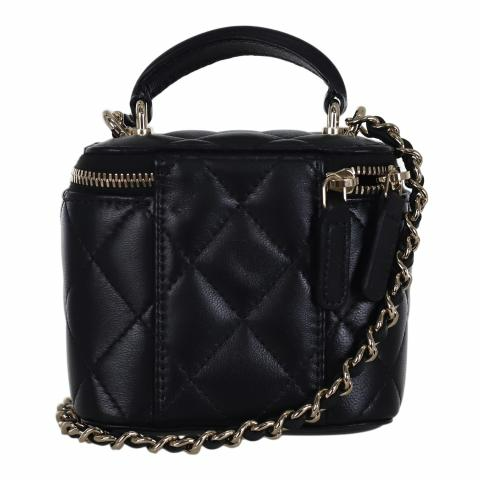 Vanity leather crossbody bag