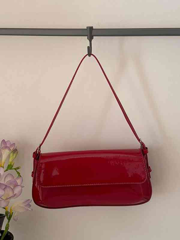 Red Saddle HandBag
